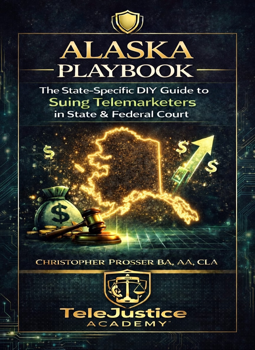 Alaska Playbook: The State-Specific DIY Guide to Suing Telemarketers in State & Federal Court