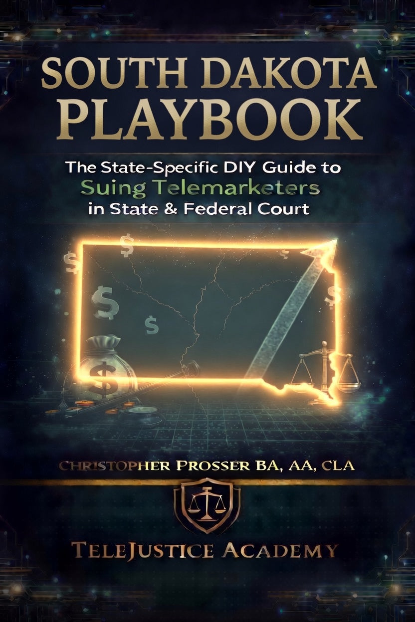 South Dakota Playbook: The State-Specific DIY Guide to Suing Telemarketers in State & Federal Court
