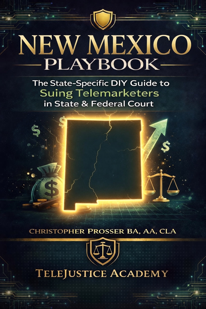 New Mexico Playbook: The State-Specific DIY Guide to Suing Telemarketers in State & Federal Court